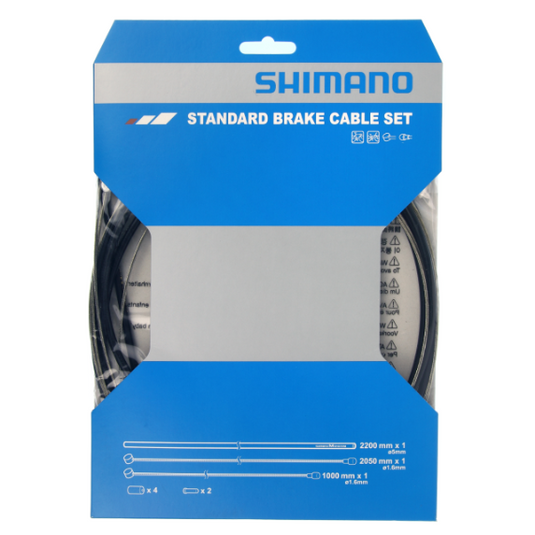 Kit de câbles de frein standard Shimano noir Acier