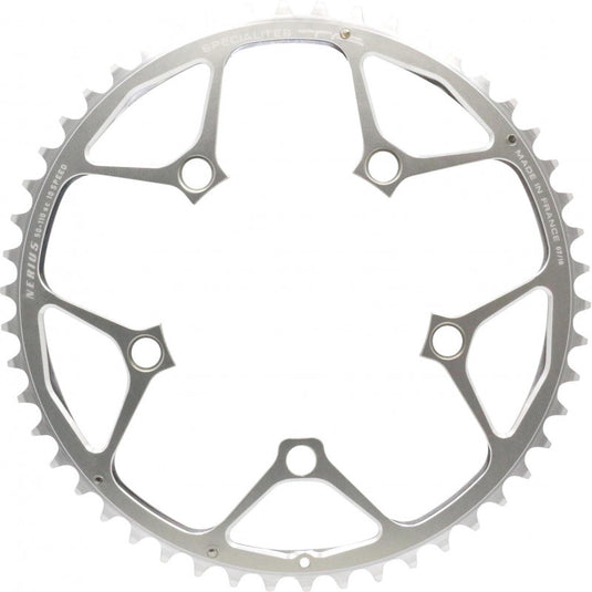 Plateau Double Spécialités TA Nerius Extérieur Campagnolo Compact 10V Argent